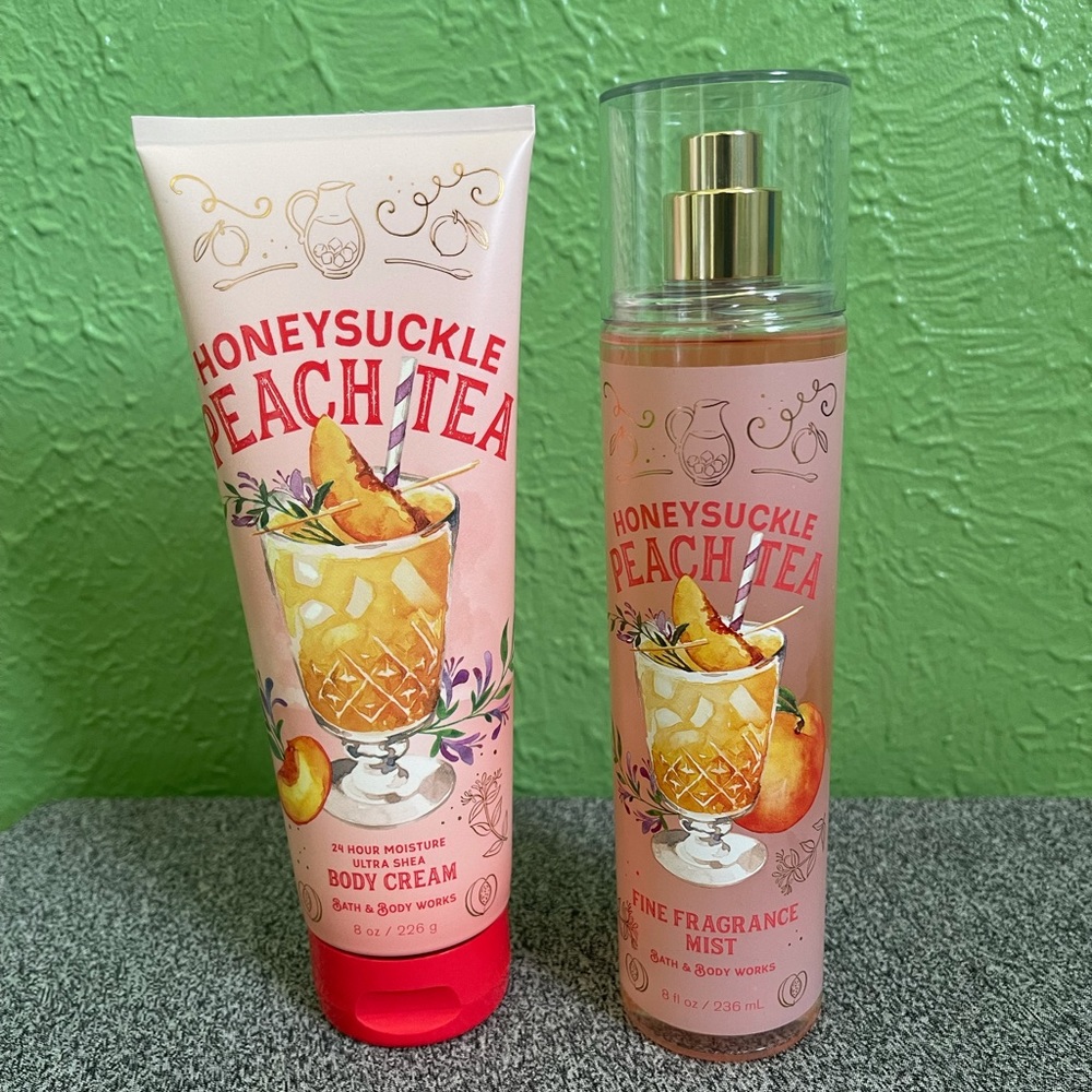 HONEYSUCKLE PEACH TEA COMBO SET NEW